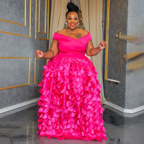 Women's Africa Plus Size high waist Formal Party evening dress Women's Africa Plus Size high waist Formal Party evening dress