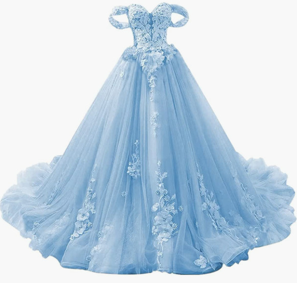 luxury wedding gown summer bride Off Shoulder puffy evening dress(Processing time need 3-6 days)