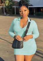 Women Autumn Long Sleeve Slim Fit Fashion Short Bodycon dress Women Autumn Long Sleeve Slim Fit Fashion Short Bodycon dress