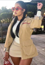 Autumn Winter Outdoor Jacket Fashion Letter Printed Coat Autumn Winter Outdoor Jacket Fashion Letter Printed Coat