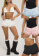 Sweet Casual Lace Solid Color Lace Shorts