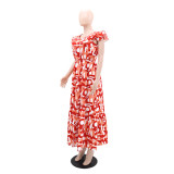 Women Casual Slit Button Dress