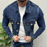Men's Denim Jacket American Trendy Men's Jacket Denim Jacket