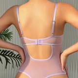 Sexy Pajamas Lace See-Through Temptation One-Piece Bodysuit Lingerie