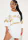 Women Round Neck Casual Sequin Short Sleeve Maxi Dress