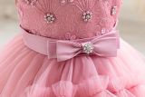 Girls' Double-Layer Wedding Cake Princess Dress