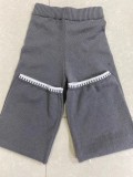Autumn Winter Fashion Solid Color Sweater Pants Casual Loose Two-Piece Set