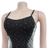 Women Beaded V-neck dress