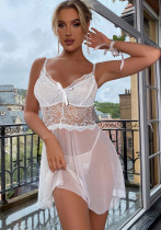 Women White Lace Dress Sexy Lingerie Women White Lace Dress Sexy Lingerie