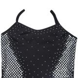 Women Beaded V-neck dress