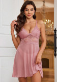 Women Pink Dress Sexy Lingerie