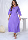 Sexy Short Sleeve V Neck Formal Party Evening Gown Bridesmaid A-Line Long Dress