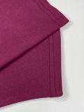 Plus Size Women Round Neck Solid Pleated Dress