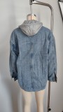 Women Retro Classic Loose Denim Casual Jacket