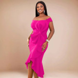 Women Halter Backless Sexy Formal Party Cocktail Dress