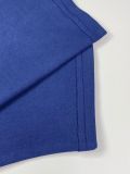 Plus Size Women Round Neck Solid Pleated Dress