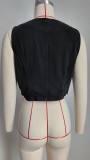 Women Summer Washed Denim Vest