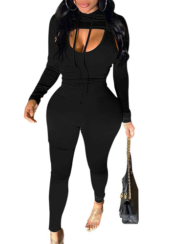 Women Sexy Top and Jumpsuit Set