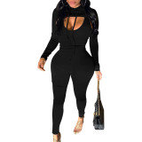 Women Sexy Top and Jumpsuit Set