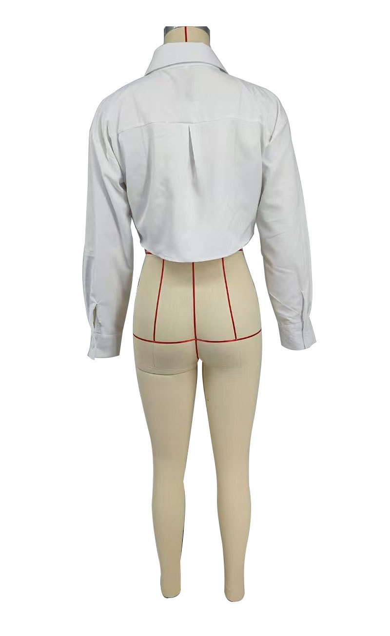 Solid Button Long-Sleeve Shirt for Casual Wear