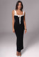 Women Fall sexy suspender sleeveless lace-up Bodycon dress