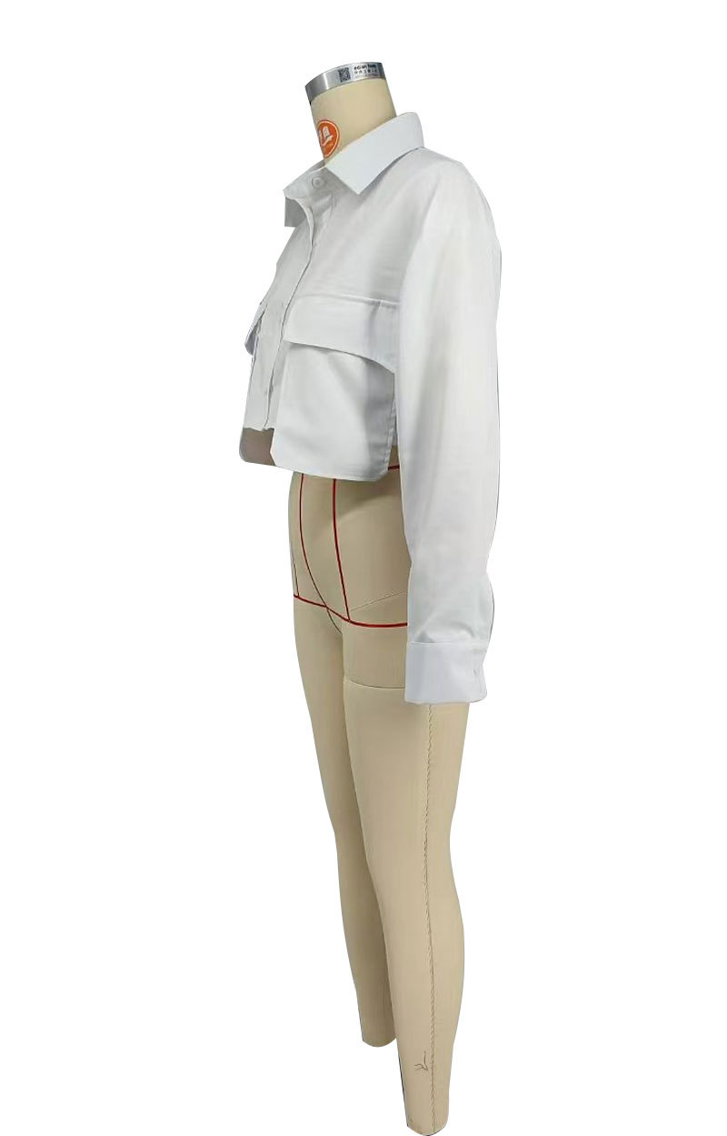 Solid Button Long-Sleeve Shirt for Casual Wear