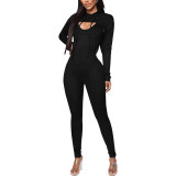 Women Sexy Top and Jumpsuit Set