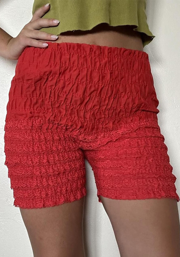 Women's Lolita Lace Shorts Sweet Sexy High Waist Cake Shorts