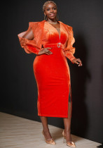 Plus Size Women Long Sleeve African Party Formal Party Dress Plus Size Women Long Sleeve African Party Formal Party Dress