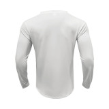 Men's American Solid long-sleeved Casual Basic Button v-neck top