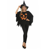 Halloween Costume Cosplay Cloak Pumpkin Witch Costume Magic Girl Costume