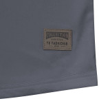 Men's American Solid long-sleeved Casual Basic Button v-neck top