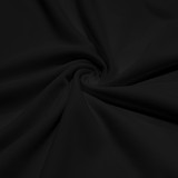 Men's American Solid long-sleeved Casual Basic Button v-neck top