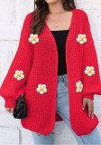 Women's Autumn Winter Knitted Sweater Cardigan Loose Casual Coat