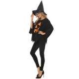 Halloween Costume Cosplay Cloak Pumpkin Witch Costume Magic Girl Costume