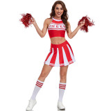 Sexy Football Baby Girl Cheerleader Costume Female Uniform