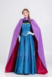 Halloween Snow Queen Anna Princess Dress Performance Costume