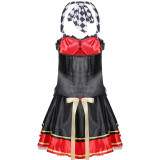 Halloween Women Medieval Cos Queen of Hearts Cosplay Costume Party Costume Little Red Riding Hood Greek Princess Queen Costume
