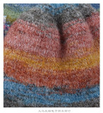 Women's Autumn Winter Trend Rainbow Gradient Knitting Hat