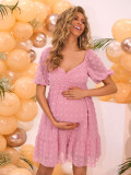 Women's Summer V-Neck Maternity Dress