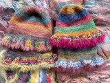 Women's Autumn Winter Trend Rainbow Gradient Knitting Hat