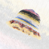 Women's Autumn Winter Trend Rainbow Gradient Knitting Hat