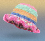 Women's Autumn Winter Trend Rainbow Gradient Knitting Hat