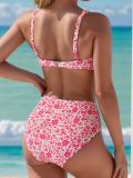 Floral High Waist Sexy Bikini Two Pieces Swimsuit