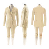 Women Blazer and Shorts two-piece suit