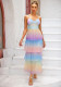 Women V-Neck Bubble Short Sleeve Print Jumpsuit