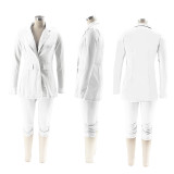 Women Blazer and Shorts two-piece suit