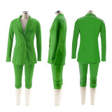 Women Blazer and Shorts two-piece suit