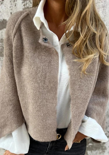 Women Long-sleeved Crop Jacket