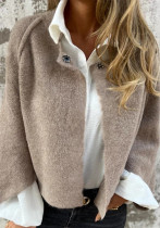 Women Long-sleeved Crop Jacket Women Long-sleeved Crop Jacket